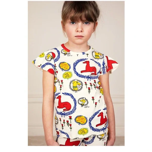 Mini Rodini organic “Save the Galgo" top - Picture 2 of 10